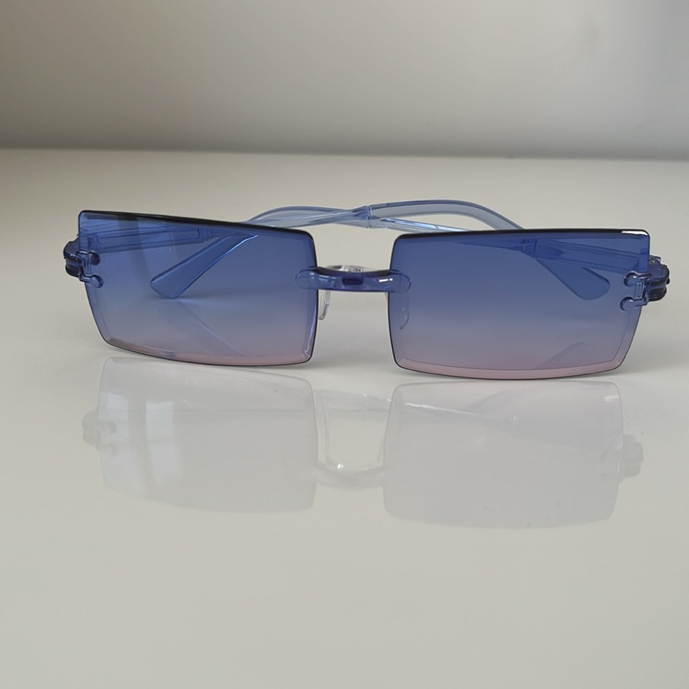 Blue rimless glasses - Picture 6 of 9
